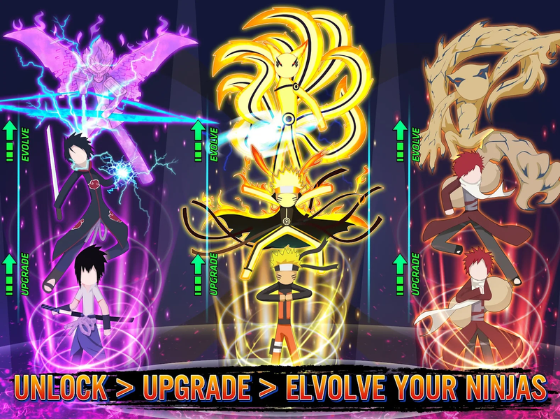 Ninja Stick Fight: Ultimate - Gameplay image of android game