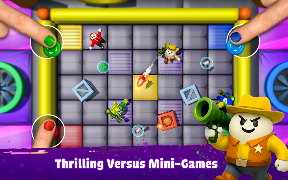 Party Game Hub 3D: 1234 Player - Gameplay image of android game