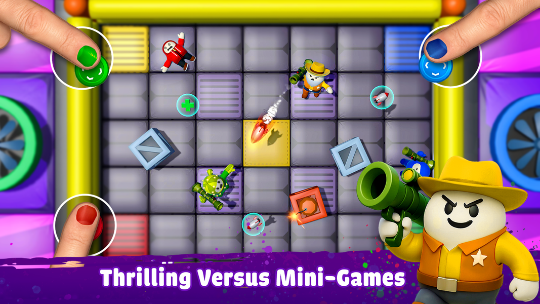 Party Game Hub 3D: 1234 Player - Gameplay image of android game