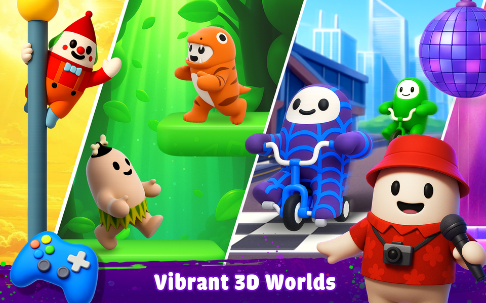 Party Game Hub 3D: 1234 Player - Gameplay image of android game