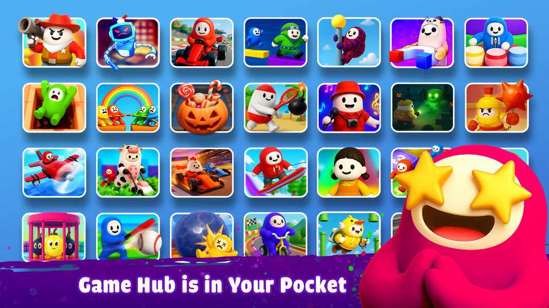 Party Game Hub 3D: 1234 Player - Gameplay image of android game