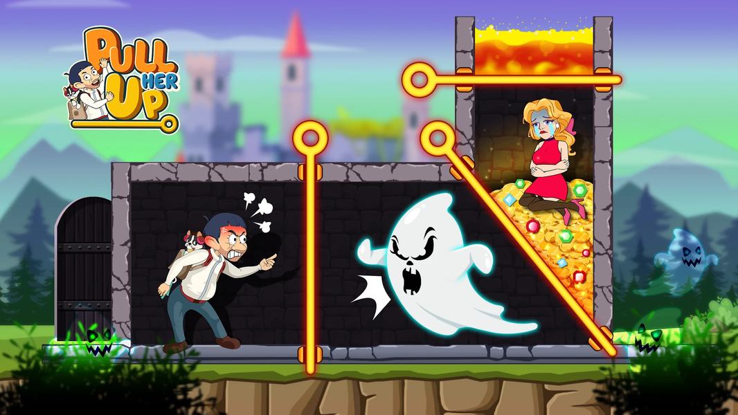 Pull Pin Puzzle: Rescue Girl - عکس بازی موبایلی اندروید