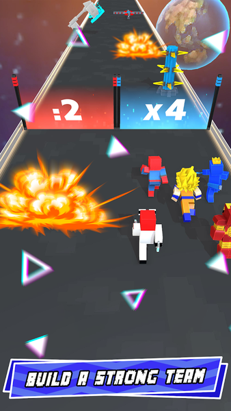 Hero Craft 3D: Run & Battle - Gameplay image of android game