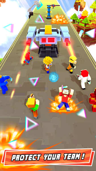 Hero Craft 3D: Run & Battle - Gameplay image of android game