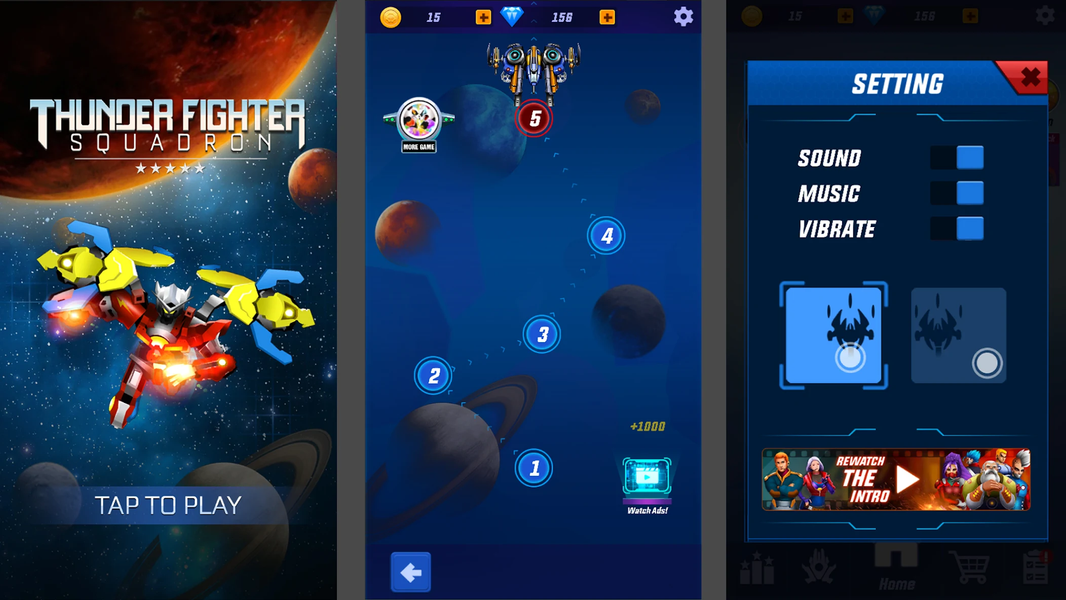 Thunder Fighter Superhero - عکس بازی موبایلی اندروید