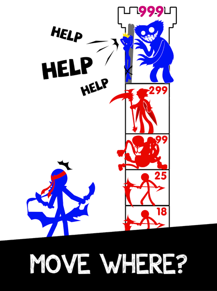 Wuggy Tower War: Hero Playtime - عکس بازی موبایلی اندروید