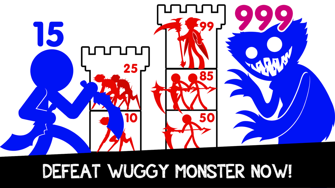 Wuggy Tower War: Hero Playtime - عکس بازی موبایلی اندروید