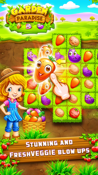 Garden Craze - Fruit Legend Ma - Gameplay image of android game