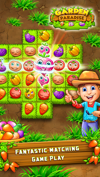 Garden Craze - Fruit Legend Ma - Gameplay image of android game