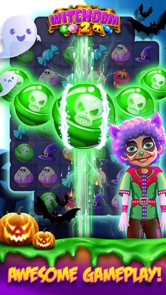 Witchdom 2 - Halloween Games & - Image screenshot of android app
