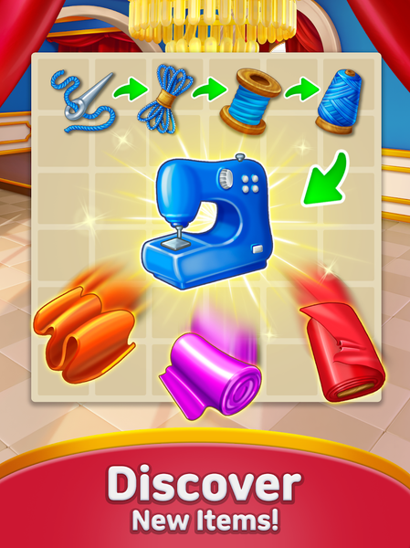 Merge Hotel : Makeover Design - Gameplay image of android game