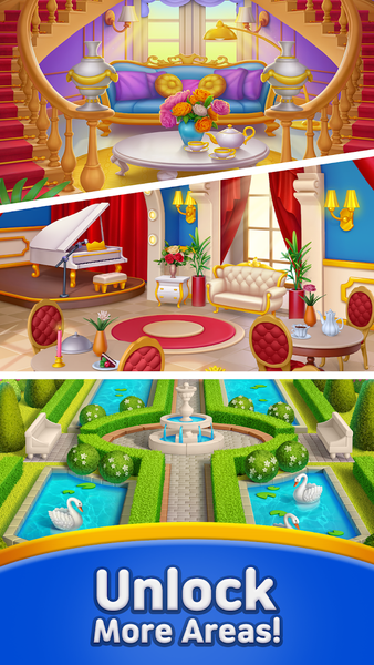 Merge Hotel : Makeover Design - Gameplay image of android game