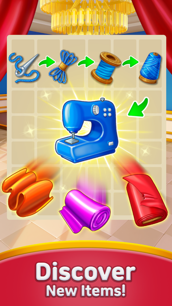 Merge Hotel : Makeover Design - Gameplay image of android game