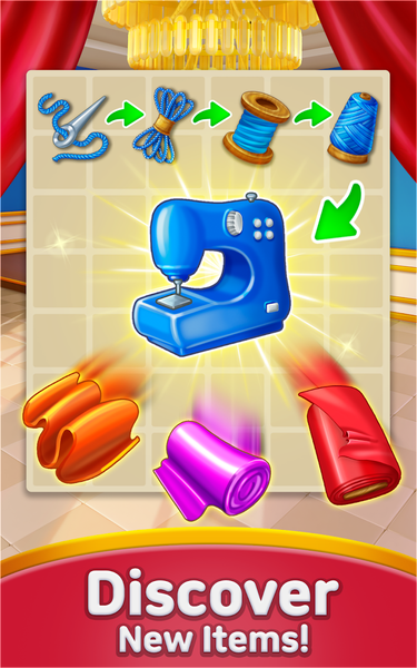 Merge Hotel : Makeover Design - Gameplay image of android game