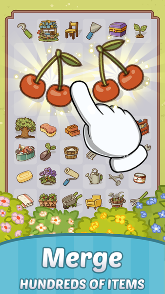 Merge Cartoon : Renovate Town - Gameplay image of android game