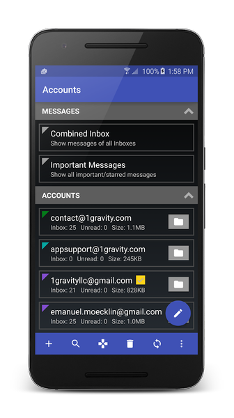 K-@ Mail - Email App - Image screenshot of android app