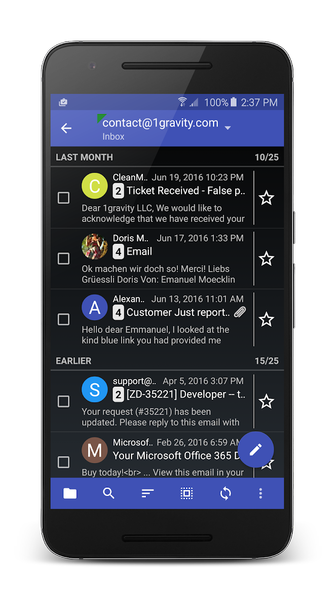 K-@ Mail - Email App - Image screenshot of android app