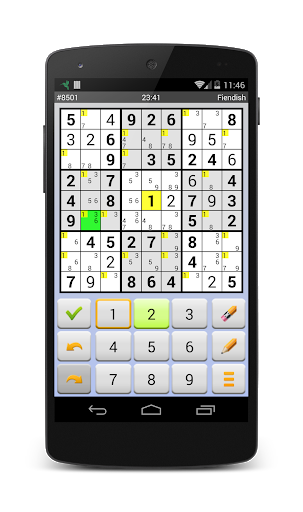 Sudoku 10'000 - Gameplay image of android game