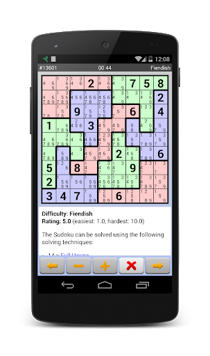 Sudoku 10'000 - Gameplay image of android game