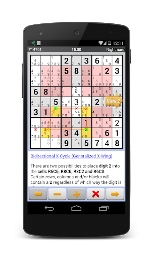 Sudoku 10'000 - Gameplay image of android game