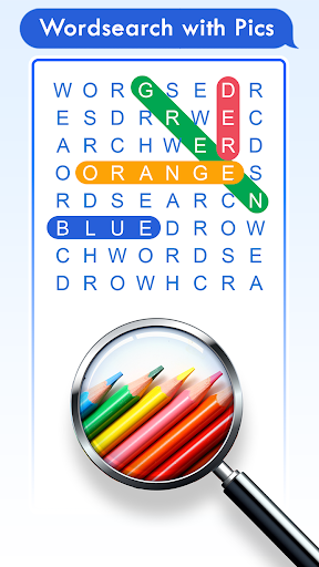 100 PICS Word Search Puzzles - Gameplay image of android game