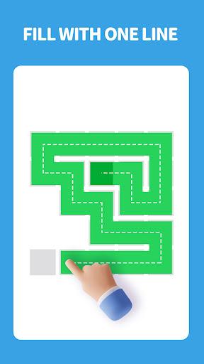 1 Line-Fill the blocks puzzle - Image screenshot of android app