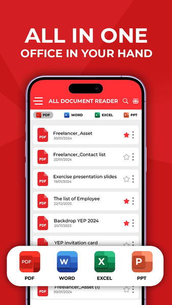All Document Reader - PDF Edit - عکس برنامه موبایلی اندروید