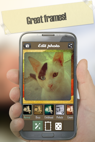 Instant Camera FX Retro Filter - عکس برنامه موبایلی اندروید