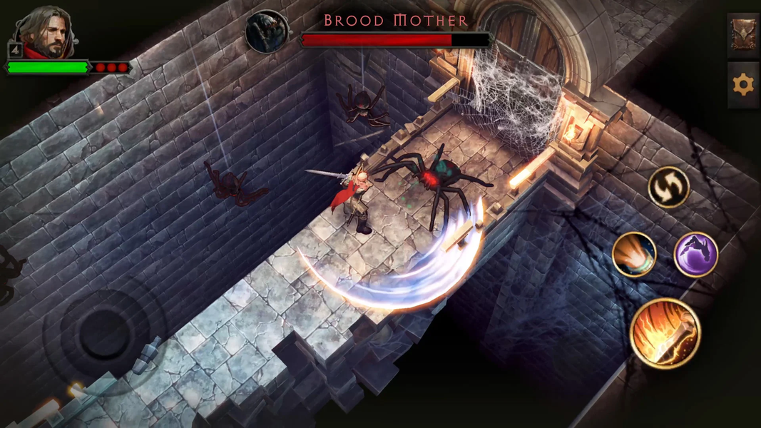 Shadowborn - Gameplay image of android game