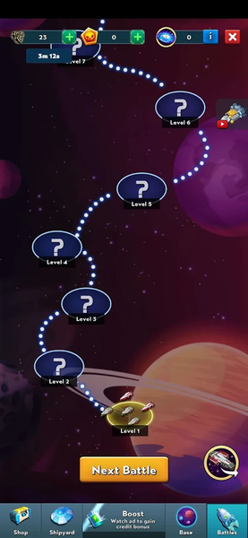 Idle Space Empire - عکس بازی موبایلی اندروید