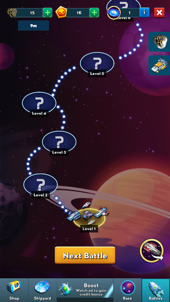 Idle Space Empire - عکس بازی موبایلی اندروید