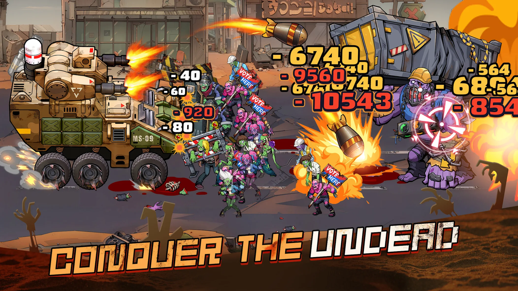 Boom Zombies - Gameplay image of android game