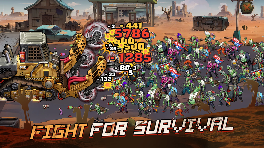 Boom Zombies - Gameplay image of android game