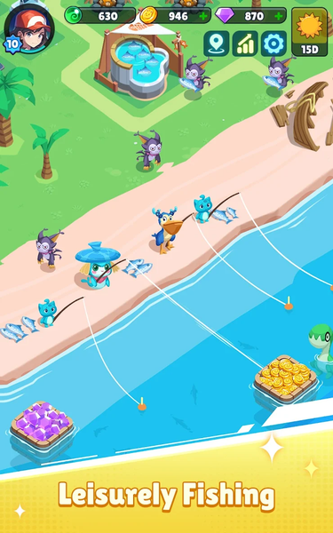 Idle PokePet Farm - Gameplay image of android game
