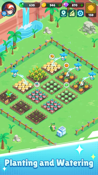 Idle PokePet Farm - Gameplay image of android game
