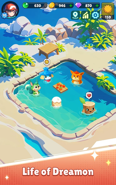 Idle PokePet Farm - Gameplay image of android game