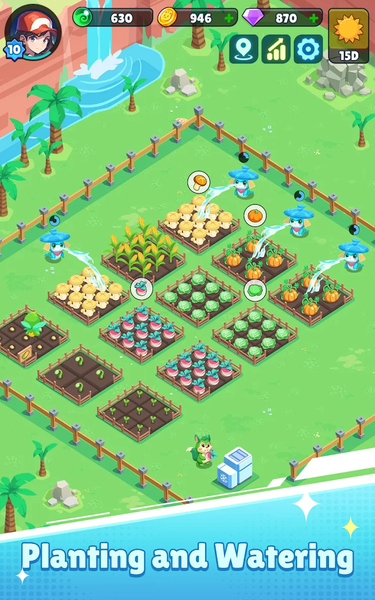 Idle PokePet Farm - Gameplay image of android game