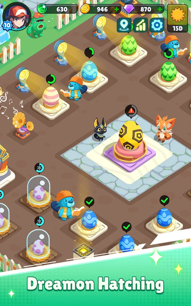 Idle PokePet Farm - Gameplay image of android game