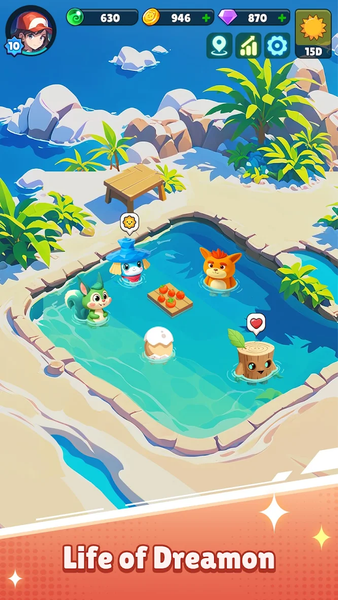Idle PokePet Farm - Gameplay image of android game