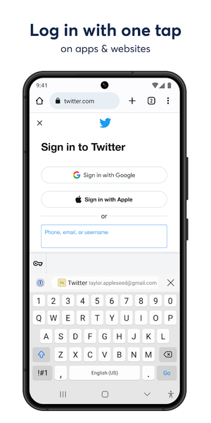 ۱Password: Password Manager - عکس برنامه موبایلی اندروید