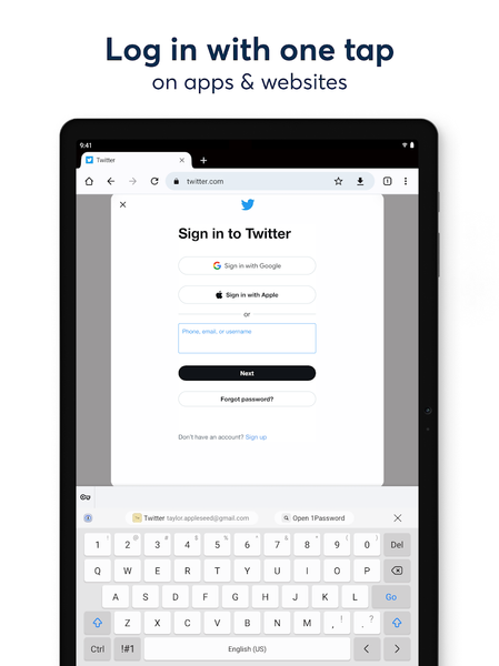 ۱Password: Password Manager - عکس برنامه موبایلی اندروید