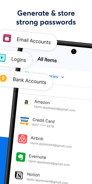 ۱Password: Password Manager - عکس برنامه موبایلی اندروید