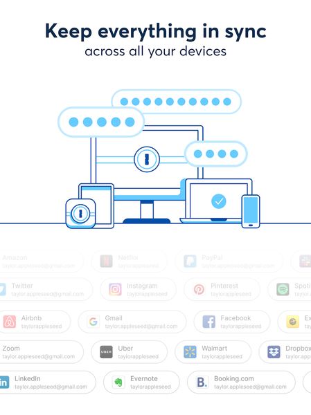 ۱Password: Password Manager - عکس برنامه موبایلی اندروید