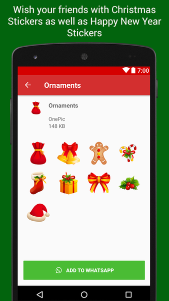 Christmas Stickers - WASticker - عکس برنامه موبایلی اندروید
