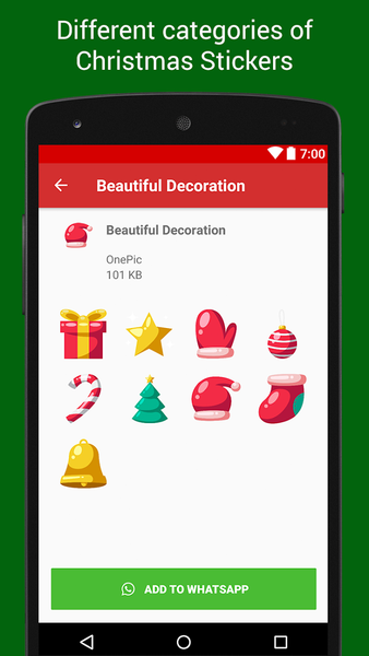 Christmas Stickers - WASticker - عکس برنامه موبایلی اندروید