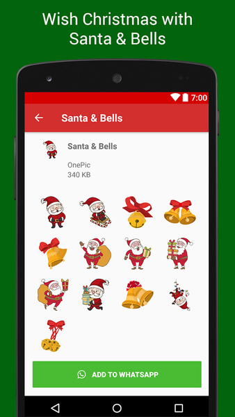 Christmas Stickers - WASticker - عکس برنامه موبایلی اندروید