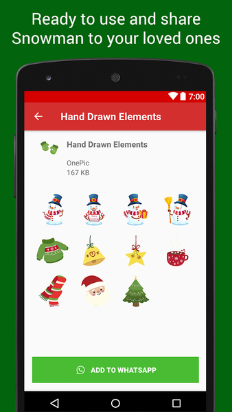 Christmas Stickers - WASticker - عکس برنامه موبایلی اندروید