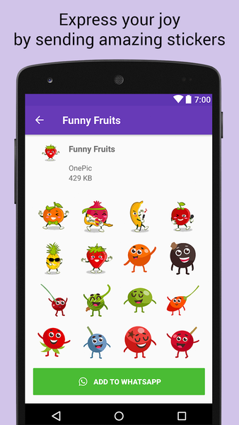 Funny Sticker Packs WASticker - عکس برنامه موبایلی اندروید