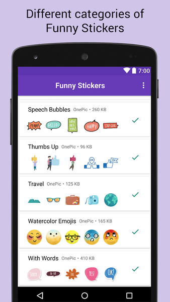 Funny Sticker Packs WASticker - عکس برنامه موبایلی اندروید