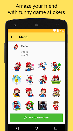 Game Stickers for Whatsapp - Image screenshot of android app